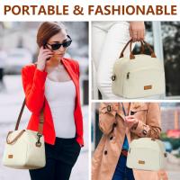 Bolsa de almuerzo isotérmica, bolsa de almuerzo impermeable, fiambrera isotérmica, bolsa de almuerzo reutilizable portátil, con - details 5