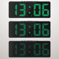 Reloj electrónico Digital LED con retroiluminación, despertador de gran número, calendario de temperatura, mesita de noche - details 7