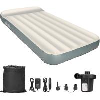 BP200 Colchón Hinchable 190*99*20CM con Bomba de Aire, Cama Hinchable para 2 Personas (Gris) - details 0