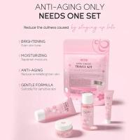 Sakura-Conjuntos y kits para el cuidado de la piel con suero limpiador, crema para ojos, crema con esencia, productos de belleza para mujeres, juegos de regalo, Kit de viaje de rutina - details 5