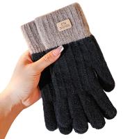 Guantes de Punto de Invierno de Fibra de Alpaca Cálidos, Antideslizantes, Tamaño Completo de Dedos para Mujeres Regalo de Moda para las Fiestas y Cumpleaños - details 4