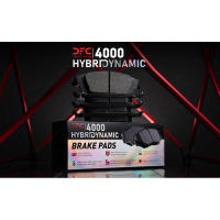 Rotores de frenos traseros de Dynamic Friction Company |   Hardware incluido | Kit de pastillas y rotores de freno trasero 4000 HybriDynamic |   Se adapta a 2008-2010 - details 1