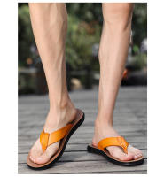 Chanclas para hombre, zapatillas casuales de moda para exteriores, chanclas de suela blanda de gran tamaño - details 1