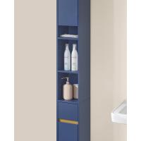 Mueble de Baño de Alto Estante Estanterías con 2 Puertas y Cajón Blanco Tamaño 20x20x180cm - details 99