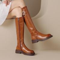 LAVANDA BOTAS ALTAS CON CREMALLERA PARA MUJER, BOTAS PLANAS PARA MUJER - details 4