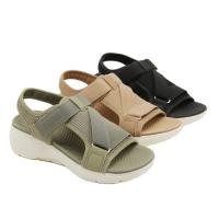 (Oferta Especial agotada sin reposición) 2025 sandalias de plataforma ligero, antideslizante y cómodo casual deportes Velcro MD zapatos de mujer - details 4