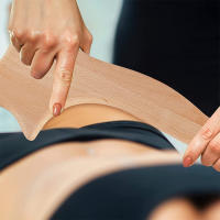 Rodillo De Masaje De Madera Para Terapia Lymphática Desagüe Masajeador Anticelulitis Fascia Para Alivio Del Dolor Muscular Corporal Tamaño Multi SML - details 5