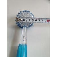 Cuenco de plástico circular colorido con asa para limpieza de cocina, herramientas de limpieza del hogar, cepillo para lavar platos - details 2