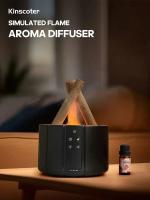 KINSCOTER Difusor de Aroma con Llama Simulada, Humidificador de Aire Ultrasónico con Lámpara LED de Aceite Esencial - details 10