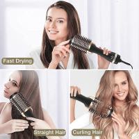 Cepillo secador de pelo cepillo secador de pelo en uno, secador de pelo 4 en 1 y voluminizador estilizador con cepillo de aire caliente antifrizz de iones negativos, alisador de pelo cepillo rizador herramienta profesional para el cabello - details 3