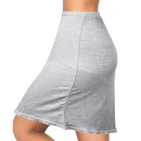 Vestido corto de encaje con flores para mujer, falda interior de seguridad antiestática, prevención de deslizamientos, vestido fino de media deslizamiento para niña - details 7