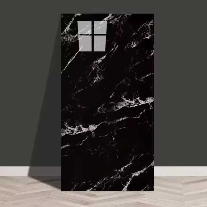 Pegatinas de Pared de Panel de Aluminio-Plástico 3D Autoadhesivas, Impermeables, Resistentes a la Humedad Decoración de Pared Adversa a la Cerámica - 1