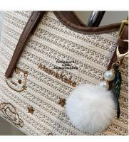 Bolso tejido informal para vacaciones en la playa de verano para mujer, bolso versátil para las axilas para ir de compras y viajar, 2025 - details 4