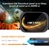 Smart TV BOX RBOX X4S Android 11 4G 64G 128G Resolución 1080P Wifi Doble BT4.0 - details 3