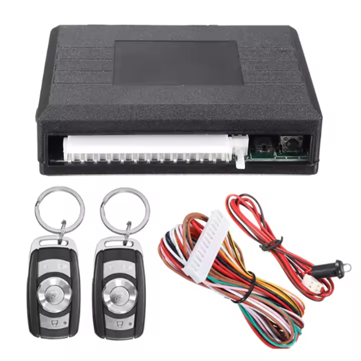 Cerradura de puerta Central remota para coche, sistema de alarma de coche con Control remoto, Kit de bloqueo Central automático - 1