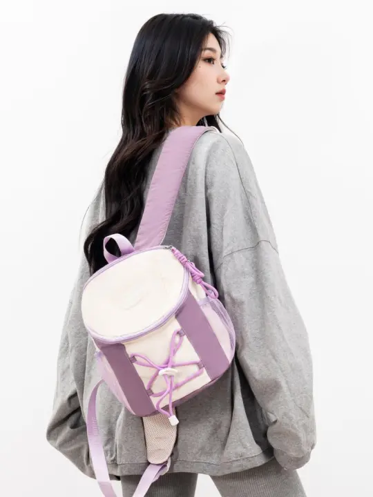 Mochila, salir, mochila, montañismo, cordón, nuevo estilo, mujer, estilo urbano, nailon, primavera 2025 - 1