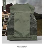 Chaleco de Hombre Transpirable de Secado Rápido – Multibolsillos para Pesca, Fotografía y Actividades al Aire Libre - details 13