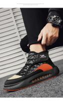 Botines de nieve informales para hombre, zapatos antideslizantes, impermeables, de felpa, al aire libre para senderismo, Invierno - details 7