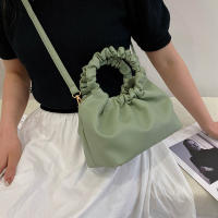 Bolso de mano con diseño de lujo para mujer, bolsa de mano de piel sintética, tipo Hobo, a la moda, de marca, para uso diario - details 7