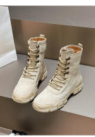 Nuevas botas cortas de gamuza de suela gruesa, zapatos de senderismo para parejas - details 19