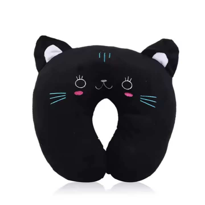 Almohada Suave en Forma de U para Dormir Protección Cervical Cojín de Oficina - 1