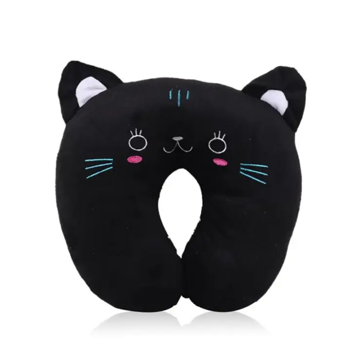 Almohada Suave en Forma de U para Dormir Protección Cervical Cojín de Oficina - 1