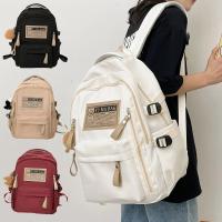 Mochila impermeable de gran capacidad para estudiantes, bolso escolar de nailon con cremallera y múltiples bolsillos, mochila informal de ocio para adolescentes, viaje - details 17