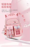 Nueva mochila ligera impermeable para niñas y niños de escuela primaria mochila de protección espinal de gran capacidad para niñas - details 3