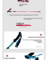 Trekking al aire libre viaje cinco secciones plegable telescópica senderismo bastones de aleación de aluminio ultra-corto bastón - details 5