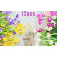 HBell - Paquete de 12 paquetes de flores artificiales para decoración