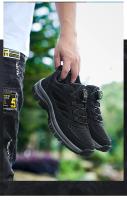 Zapatillas Deportivas para Hombre Botas de Senderismo con Hebilla Giratoria Color Sólido - details 7