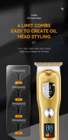 Kemei-cortadora de pelo profesional inalámbrica para hombre, máquina de corte de pelo sin cable, cuchilla en T - details 3