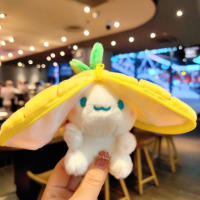 Lindo llavero de conejo de transformación de fruta, adornos de juguete de peluche, llavero de coche - details 7