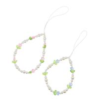 Cuentas de perlas, cuentas de tulipán, correa con abalorio para teléfono, flor de cristal, tulipán, cadena para teléfono móvil, correa para teléfono móvil con cuentas de flores a la moda - details 8