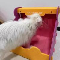 Nido de gato de fieltro de seguridad multifunción, casa para gatos semicerrada, no ocupante, plegable, resistente a los arañazos, caja de papel para cachorros - details 9