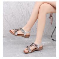 Sandalias de Mujer 2025 |   Estilo Boho Étnico con Cuentas y Cristales - Sandalias Deportivas de Tira Elástica Ajustable |   Zapatos Verano Mujer para Diario y Vacaciones - details 11