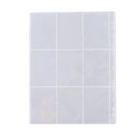 Álbum de fotos, libro de tarjetas transparente, papel, 9 carteras de rejilla, colección de páginas de álbum, fundas para tarjetas de juego, almacenamiento de tarjetas - details 4