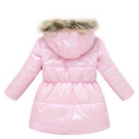 Manténgase abrigado y parece con estilo: chaqueta térmica con capucha para niña con acolchado alternativo de plumón para invierno - details 11