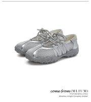 Nuevos zapatos Mary Jane de malla transpirable blanca, zapatos casuales de alta gama para mujer, zapatos de moda. - details 8