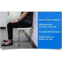 Silla de Ducha Plegable, con Patas, Asiento de Ducha Montado en la Pared Taburete de Baño Carga Máxima de 200 kg - details 8