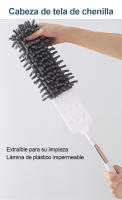 Juego de cepillos de limpieza de polvo, microfibra telescópica, eliminación de polvo, cepillo de polvo flexible para muebles de coche, limpieza del hogar - details 6