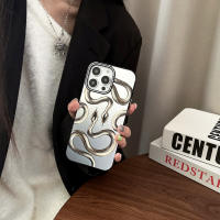 Funda de teléfono con letras de moda de lujo para iPhone 16 Pro 15 Promax 14 Pro 13 12 Promax negro plateado IMD Soft Cover. - details 8