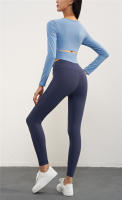 OzalCtree-mallas cálidas de cintura alta para Yoga, pantalones de Fitness para gimnasio, sin línea en T - details 7