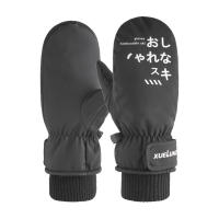 Manoplas de esquí impermeables para hombres y mujeres adultos, manoplas de esquí con palma antideslizante, tela de 4 capas, Invierno - details 0
