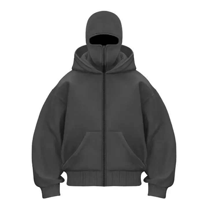 Nuevas sudaderas con capucha doble para hombres en invierno de 2025 moda moda moda y protección chaqueta casual para hombres al aire libre - 1