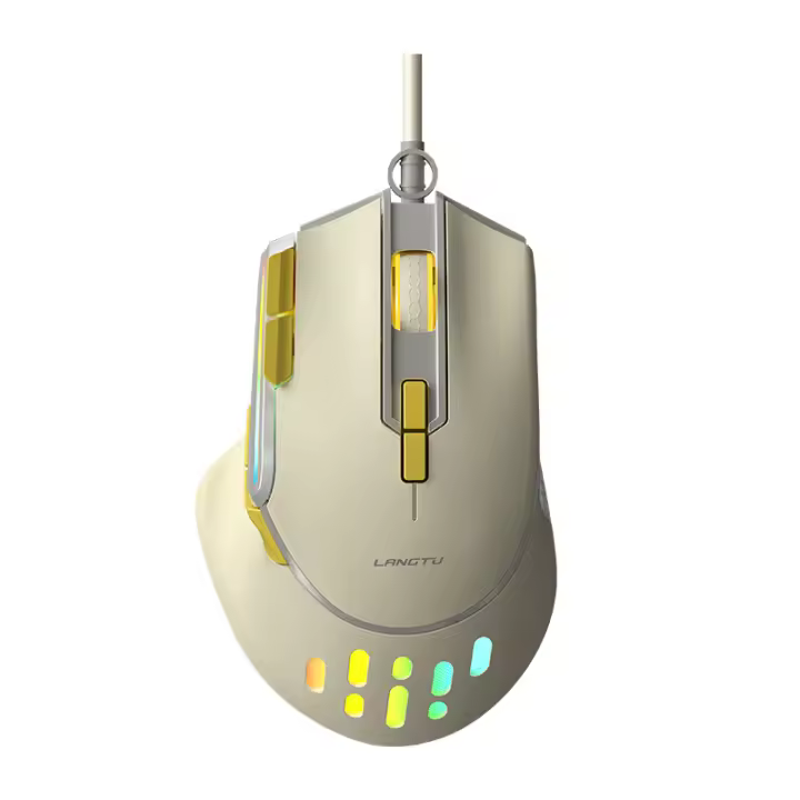 El nuevo G3 con cable RGB música ritmo ratón mecánico portátil USB de escritorio juego de ratón - 1