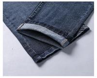 Vaqueros elásticos informales de pierna recta para hombre, pantalones vaqueros de trabajo azules y negros, modernos y clásicos, ropa de marca para hombre - details 12