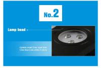 Luz de acuario Spectra Nano M029, iluminación de agua salada de 30W/40W con Control táctil para pecera de arrecife de Coral - details 3