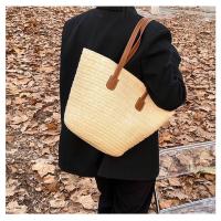Bolso de Paja Grande Capacidad Estilo Nuevo para 2025 Bolso de Playa Tejido para Mujer - details 15