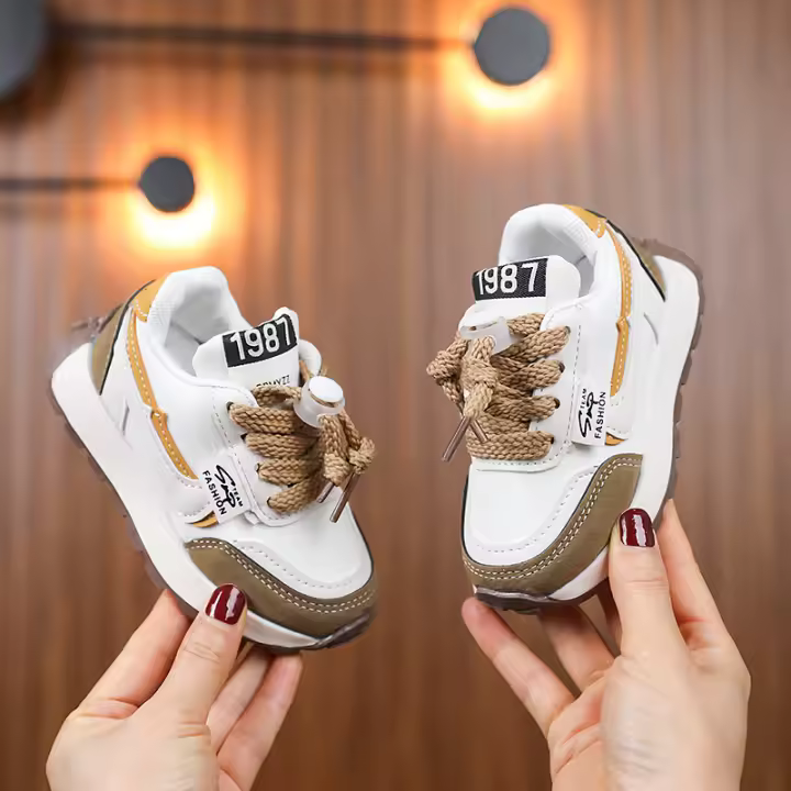 Zapatillas de deporte para niños Primavera 2025 Estilo Forrest Gump Zapatos casuales para correr - 1